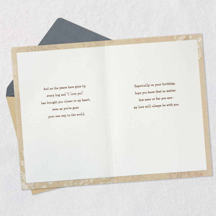 Hallmark My Love Is With You Near Or Far Birthday Card For Son