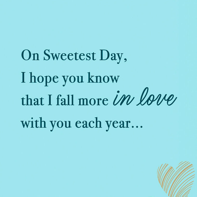 Hallmark My Love My Forever Friend Romantic Sweetest Day Card