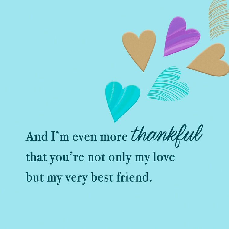 Hallmark My Love My Forever Friend Romantic Sweetest Day Card