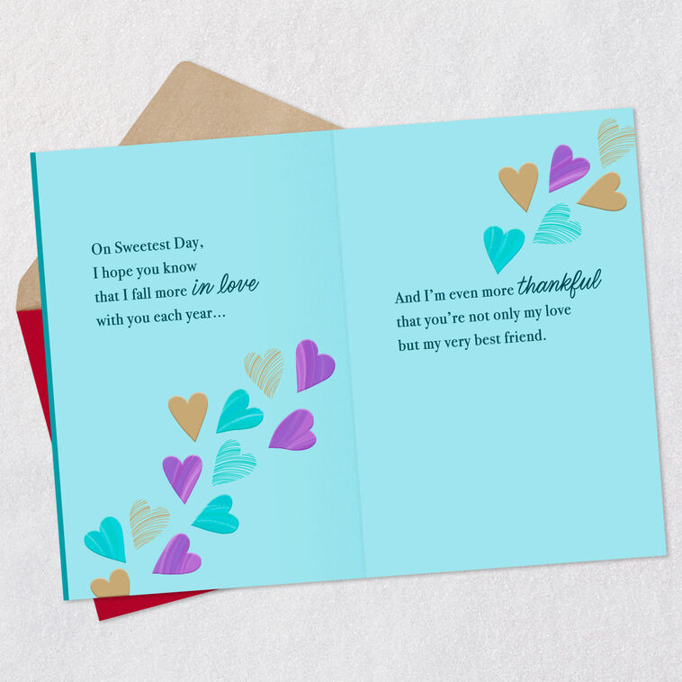 Hallmark My Love My Forever Friend Romantic Sweetest Day Card