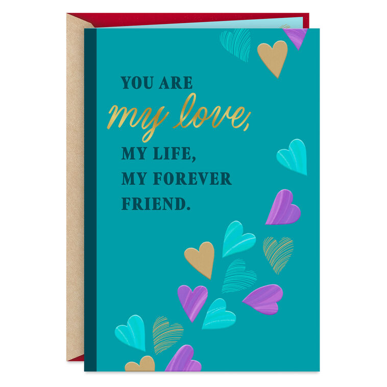 hallmark My Love My Forever Friend Romantic Sweetest Day Card