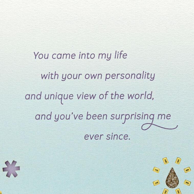 Hallmark My Love Will Follow Birthday Card For Granddaughter