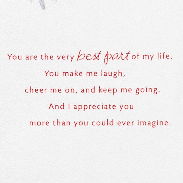 Hallmark My Partner My Love Christmas Card For Wife