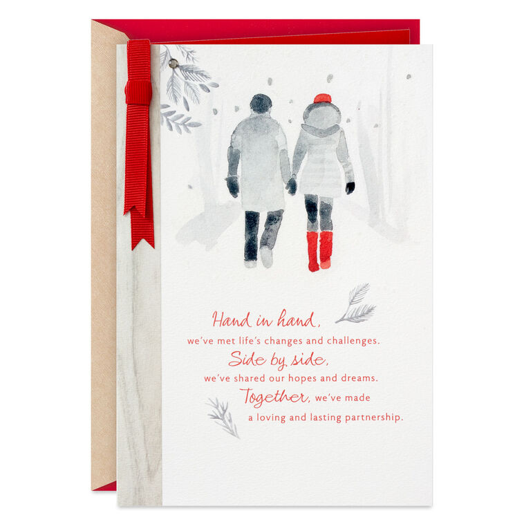 hallmark My Partner My Love Christmas Card for Wife