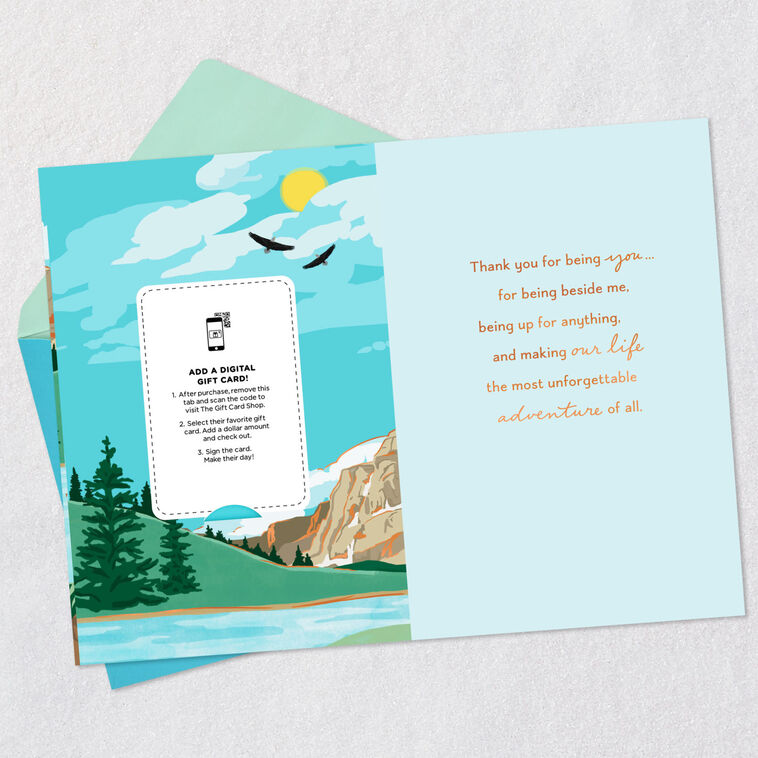 Hallmark My Partner My Love Gift Card Greeting Romantic Birthday Card