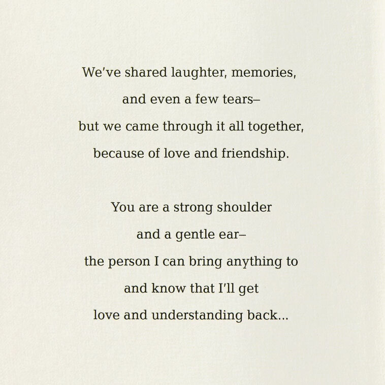 Hallmark My Sister My Friend Twice Blessed Birthday Card