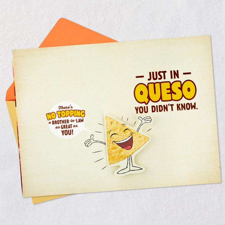 Hallmark Nacho Average Brother-in-Law Funny Pop-Up Birthday Card