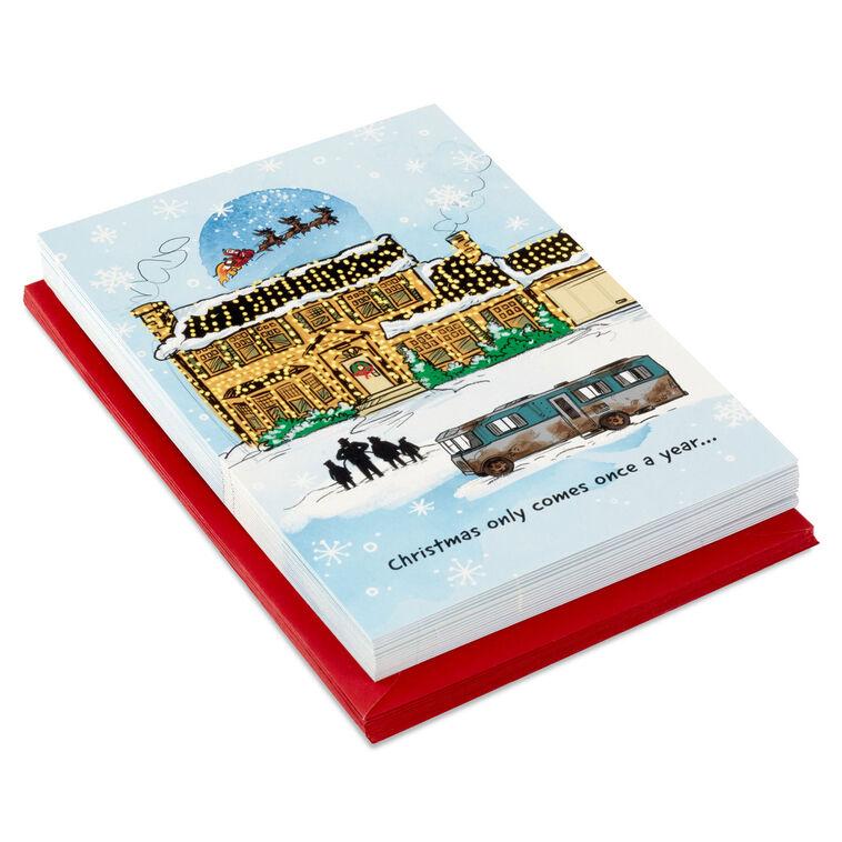 hallmark National Lampoon's Christmas Vacation™ Griswold's House Boxed Christmas Cards Pack of 16