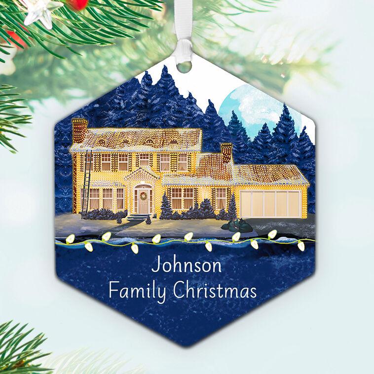 Hallmark National Lampoon's Christmas Vacation™ The Griswold House Metal Personalized Ornament Custom Text
