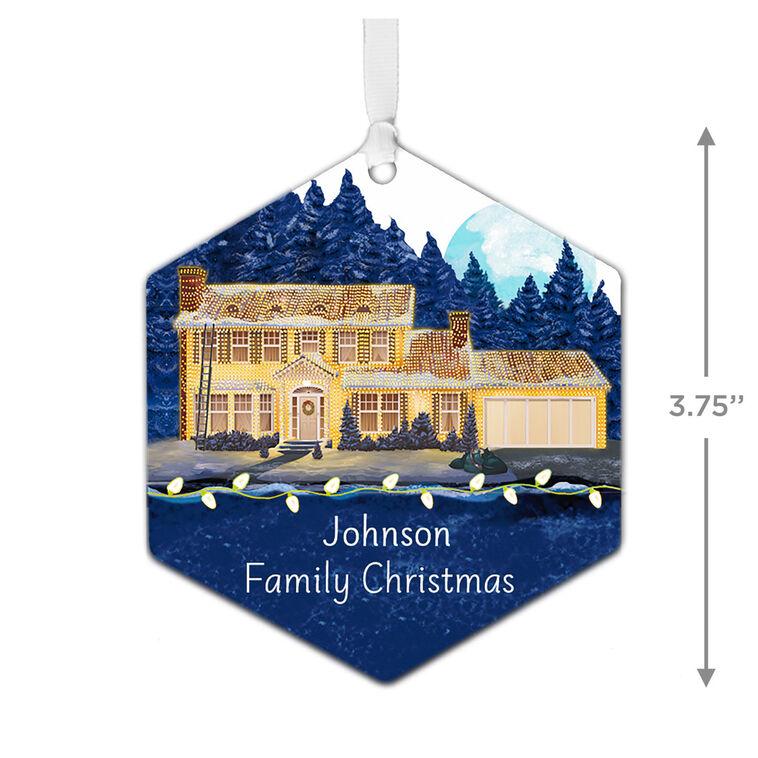 Hallmark National Lampoon's Christmas Vacation™ The Griswold House Metal Personalized Ornament Custom Text