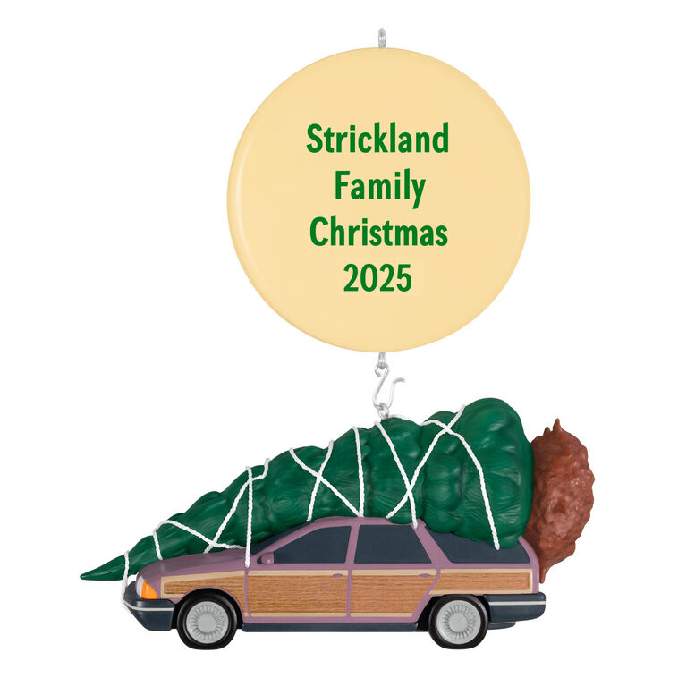 hallmark National Lampoon's Christmas Vacation™ The Griswold Family Christmas Tree Personalized Ornament Custom Text