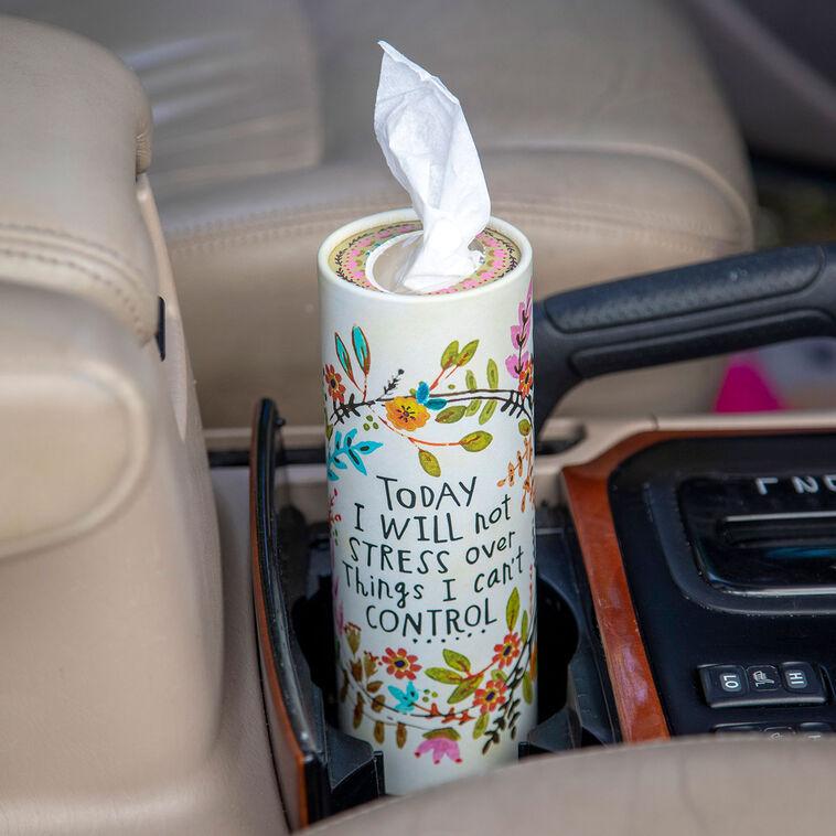Hallmark Natural Life I Will Not Stress Car Tissues Set Of 3