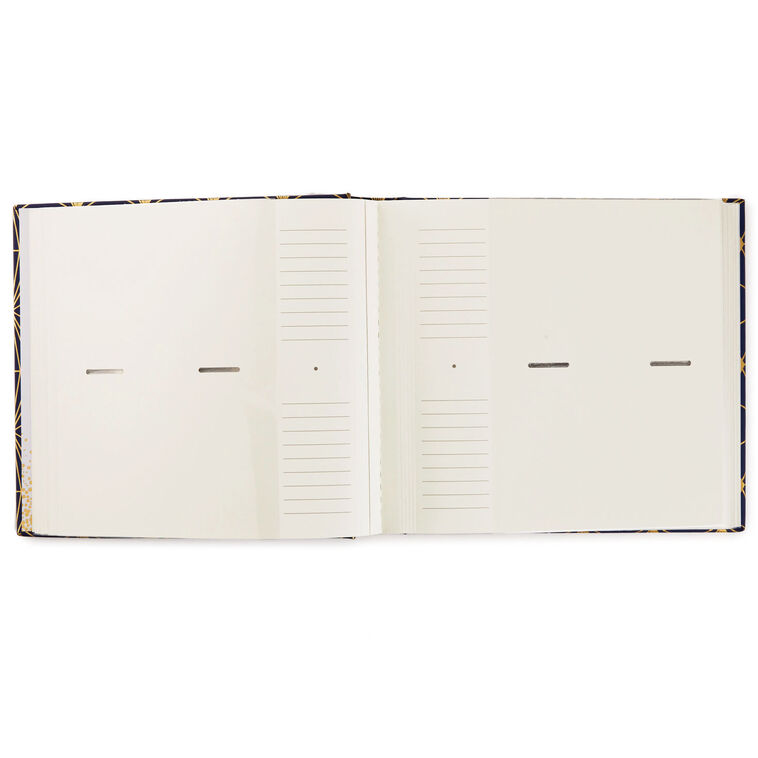 Hallmark Navy And Gold Geometric Design Photo Album