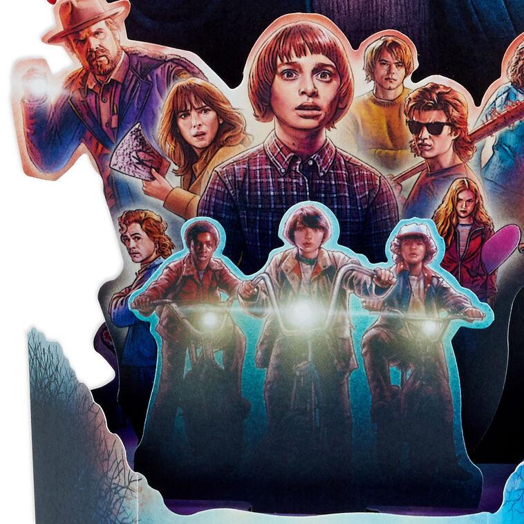 Hallmark Netflix Stranger Things Nobody Normal 3D Pop-Up Card