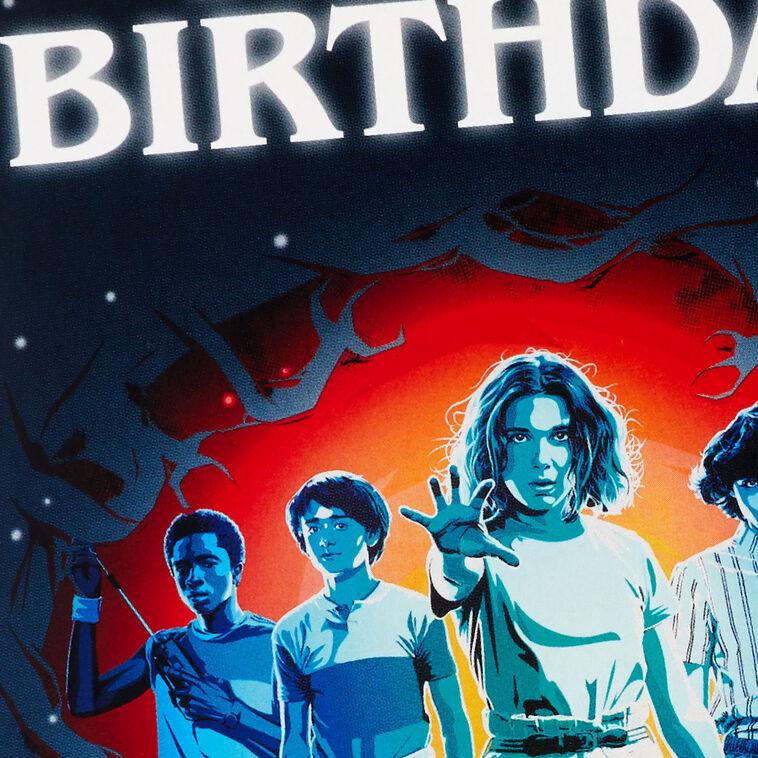 Hallmark Netflix Stranger Things Upside Down Musical Birthday Card