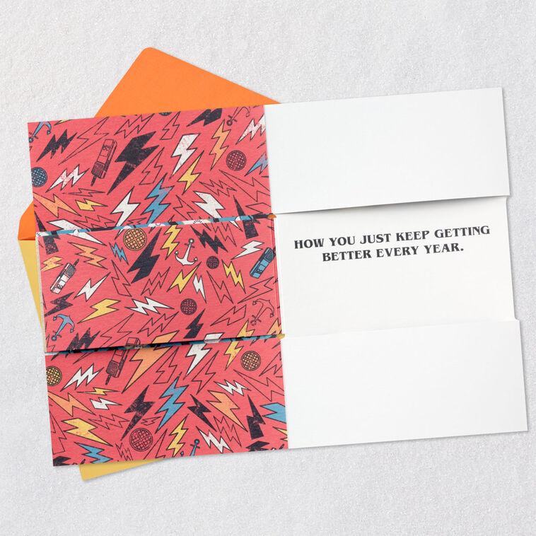 Hallmark Netflix Stranger Things Upside-Down Vibes Birthday Card