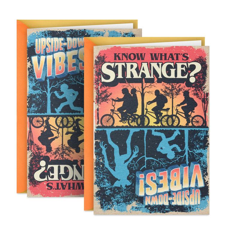hallmark Netflix Stranger Things Upside-Down Vibes Birthday Card