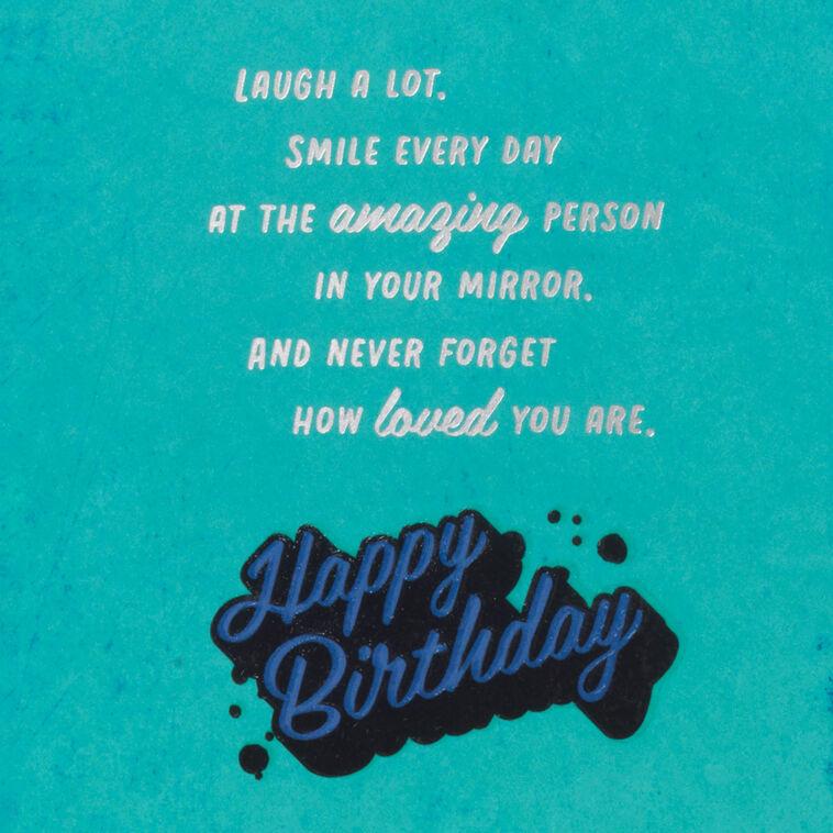 Hallmark Never Forget How Loved You Are Birthday Card For Grandson