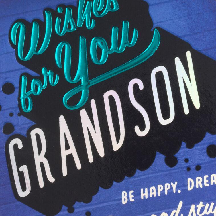 Hallmark Never Forget How Loved You Are Birthday Card For Grandson
