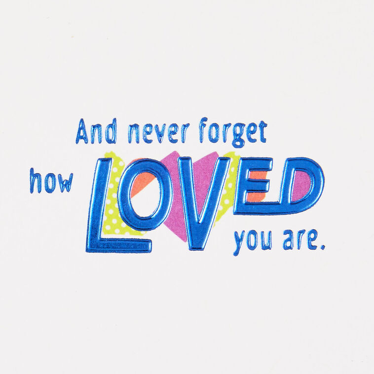 Hallmark Never Forget How Loved You Are Birthday Card For Granddaughter