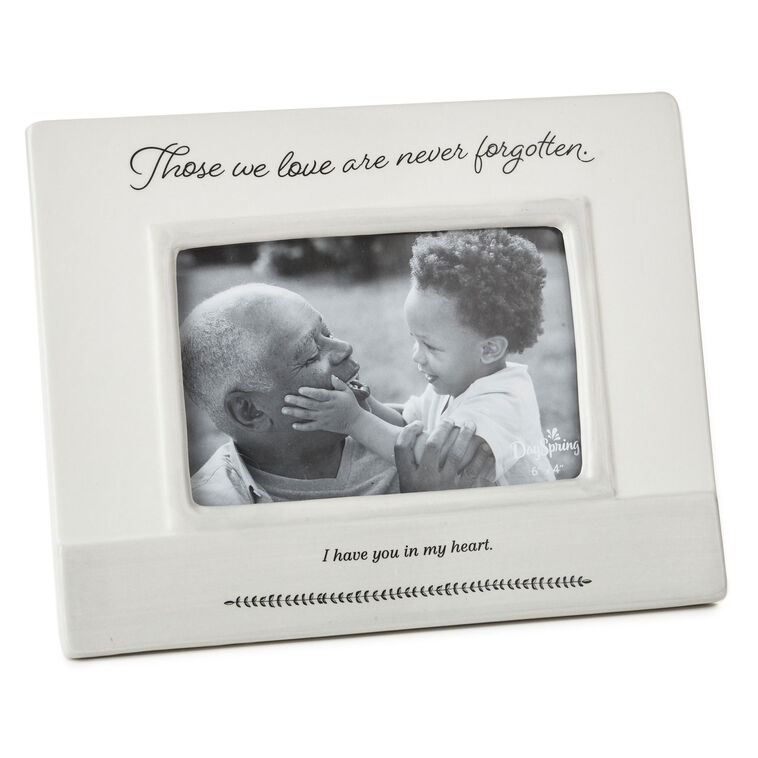 hallmark Never Forgotten Memorial Picture Frame 4x6
