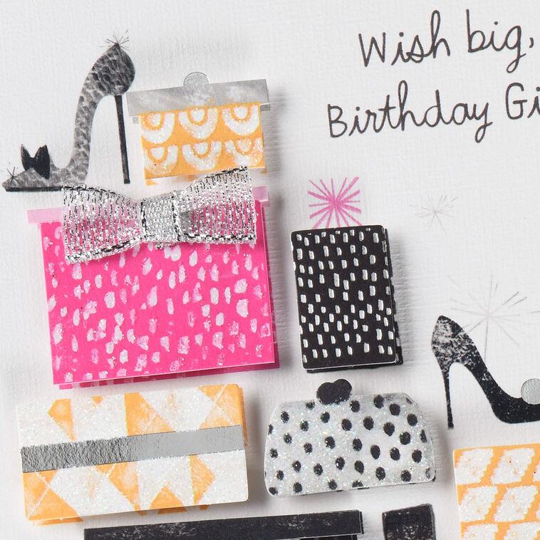Hallmark Never Too Many Wishes Or Shoes Birthday Card