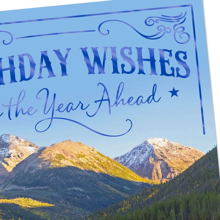 Hallmark New Dreams And Adventures Ahead Birthday Card