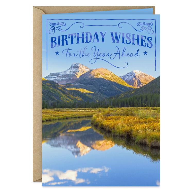 hallmark New Dreams and Adventures Ahead Birthday Card