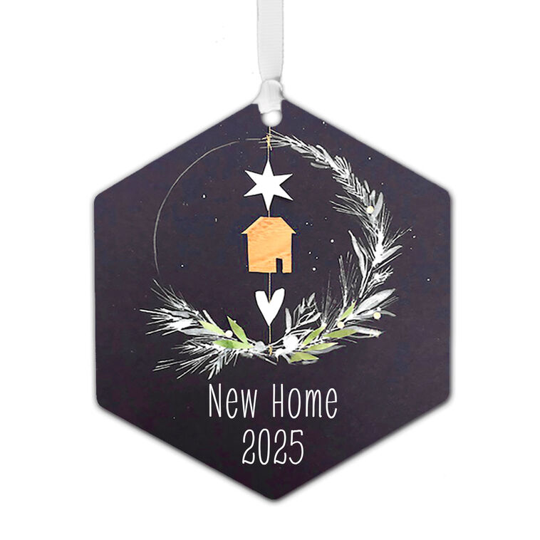 hallmark New Home Metal Personalized Ornament Custom Text