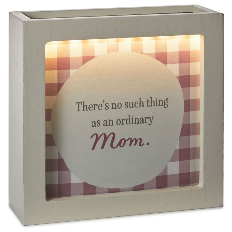 Hallmark New Mom Daily Affirmations Light-Up Frame With 12 Quotes