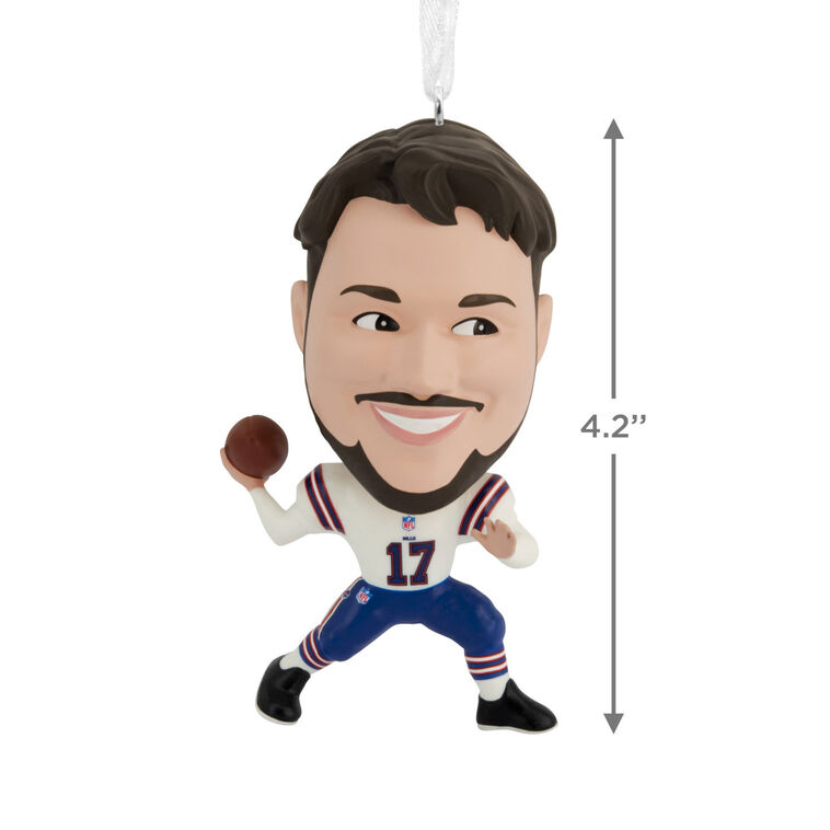 Hallmark NFL Buffalo Bills Josh Allen Bobblehead Ornament