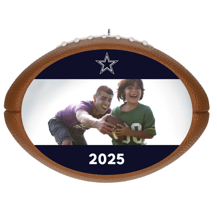 hallmark NFL Dallas Cowboys Football Personalized Ornament Custom Photo and Text