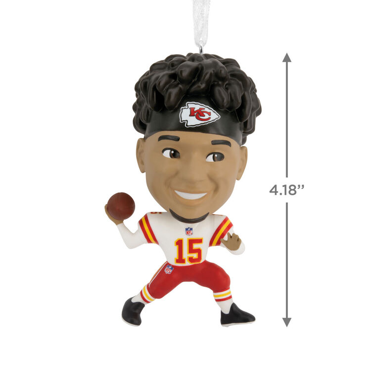 Hallmark NFL Kansas City Chiefs Patrick Mahomes Bobblehead Ornament