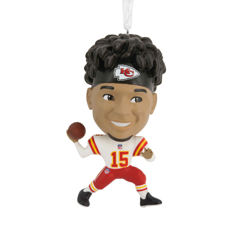 hallmark NFL Kansas City Chiefs Patrick Mahomes Bobblehead Ornament