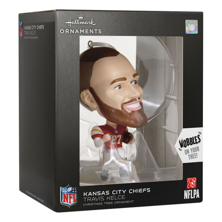 Hallmark NFL Kansas City Chiefs Travis Kelce Bobblehead Ornament