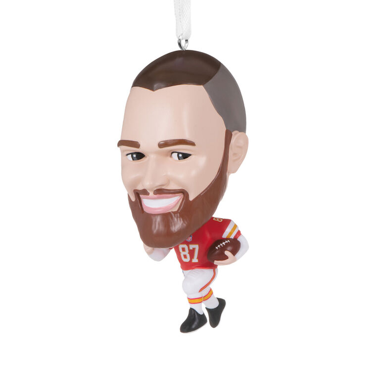 hallmark NFL Kansas City Chiefs Travis Kelce Bobblehead Ornament