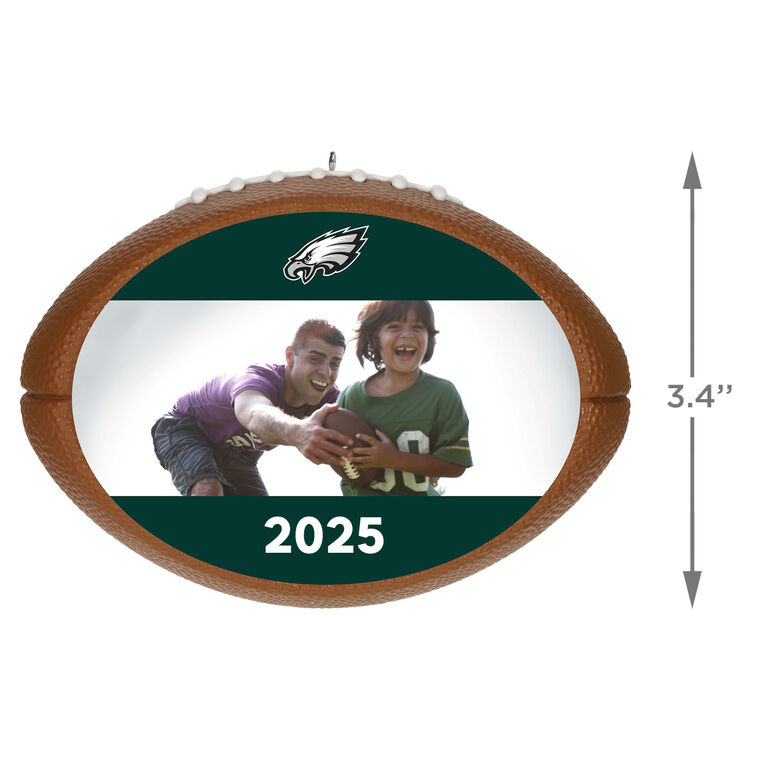 Hallmark NFL Philadelphia Eagles Football Personalized Ornament Custom Photo And Text
