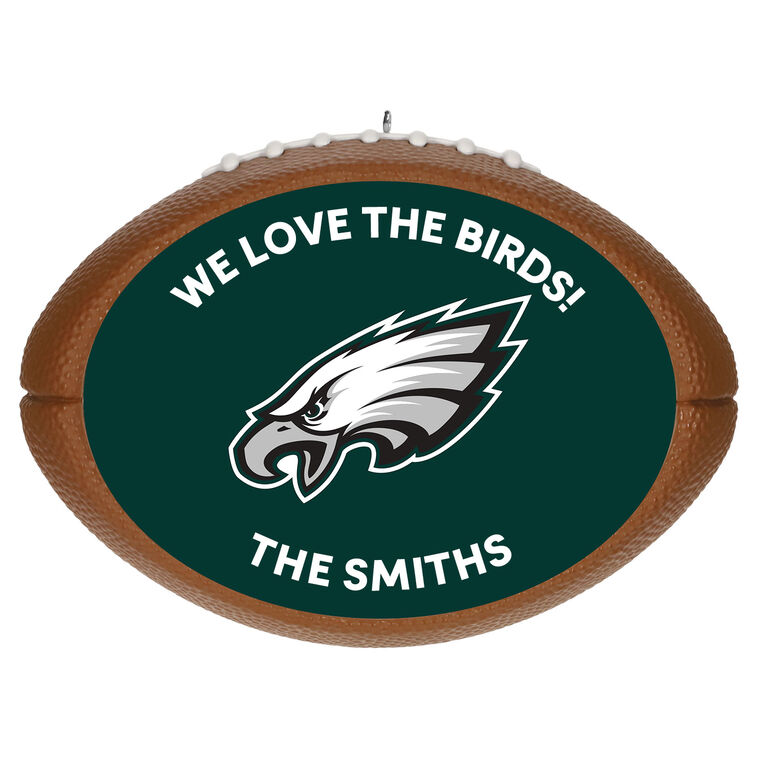 hallmark NFL Philadelphia Eagles Football Personalized Ornament Custom Text