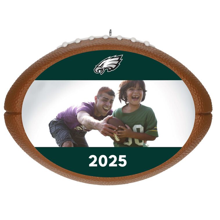 hallmark NFL Philadelphia Eagles Football Personalized Ornament Custom Photo and Text