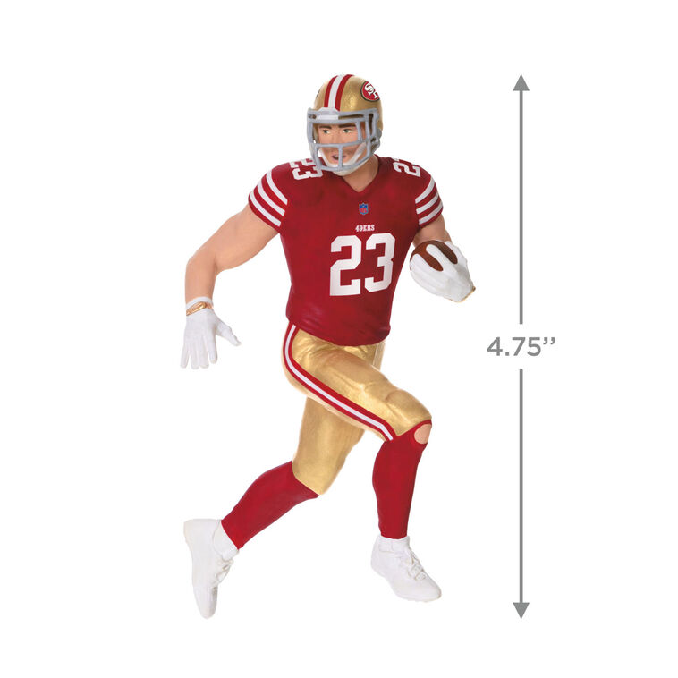 Hallmark NFL San Francisco 49ers Christian McCaffrey Ornament