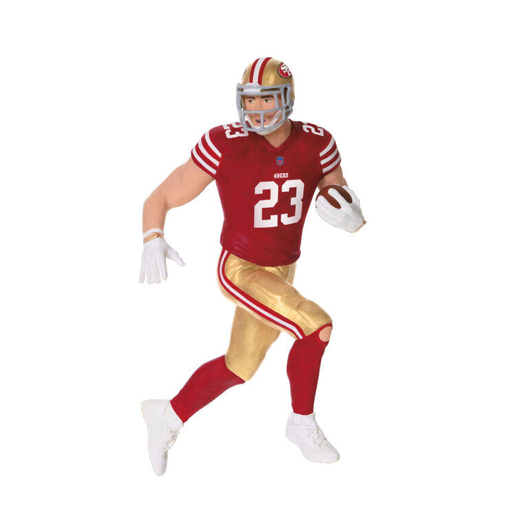 hallmark NFL San Francisco 49ers Christian McCaffrey Ornament