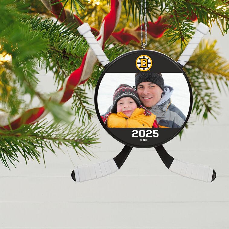Hallmark NHL Boston Bruins® Hockey Personalized Ornament Custom Photo And Text
