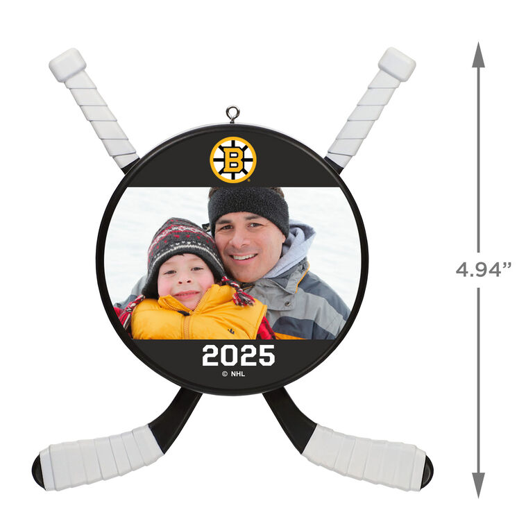 Hallmark NHL Boston Bruins® Hockey Personalized Ornament Custom Photo And Text
