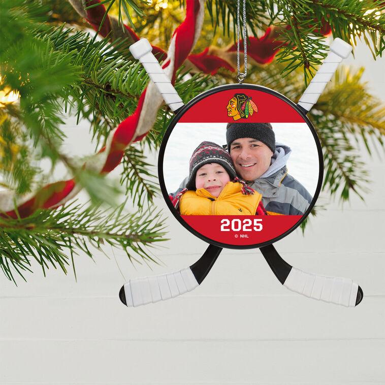 Hallmark NHL Chicago Blackhawks® Hockey Personalized Ornament Custom Photo And Text