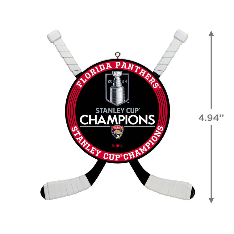 Hallmark NHL Florida Panthers™ 2024 Stanley Cup® Champions Hockey Ornament