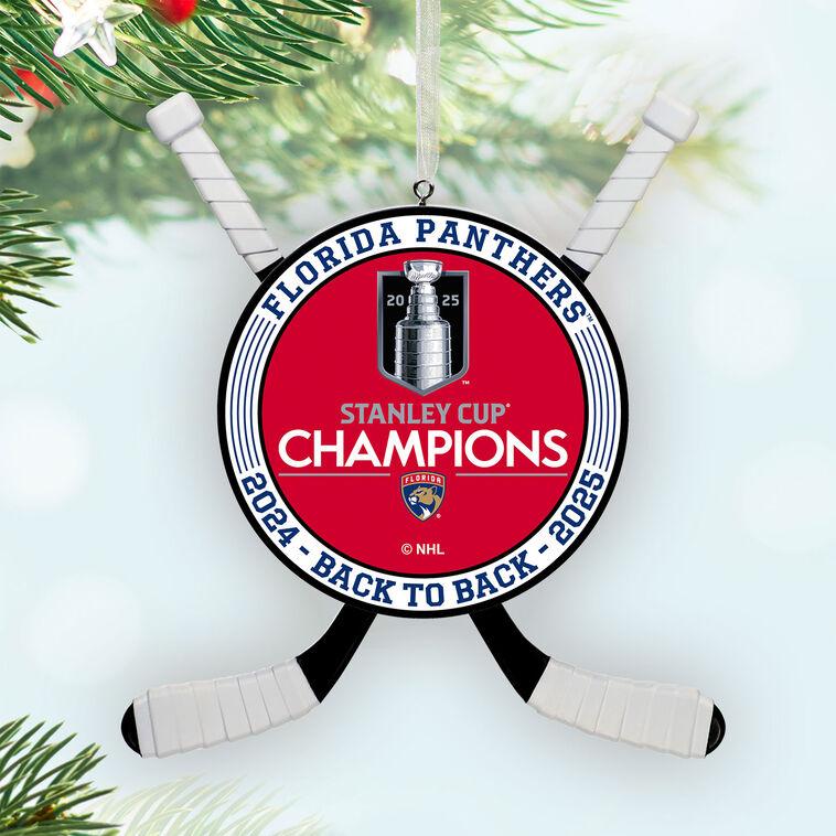 Hallmark NHL Florida Panthers™ 2025 Stanley Cup® Champions Hockey Ornament