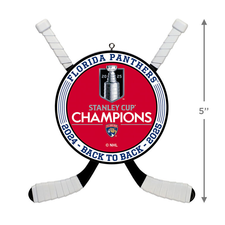 Hallmark NHL Florida Panthers™ 2025 Stanley Cup® Champions Hockey Ornament
