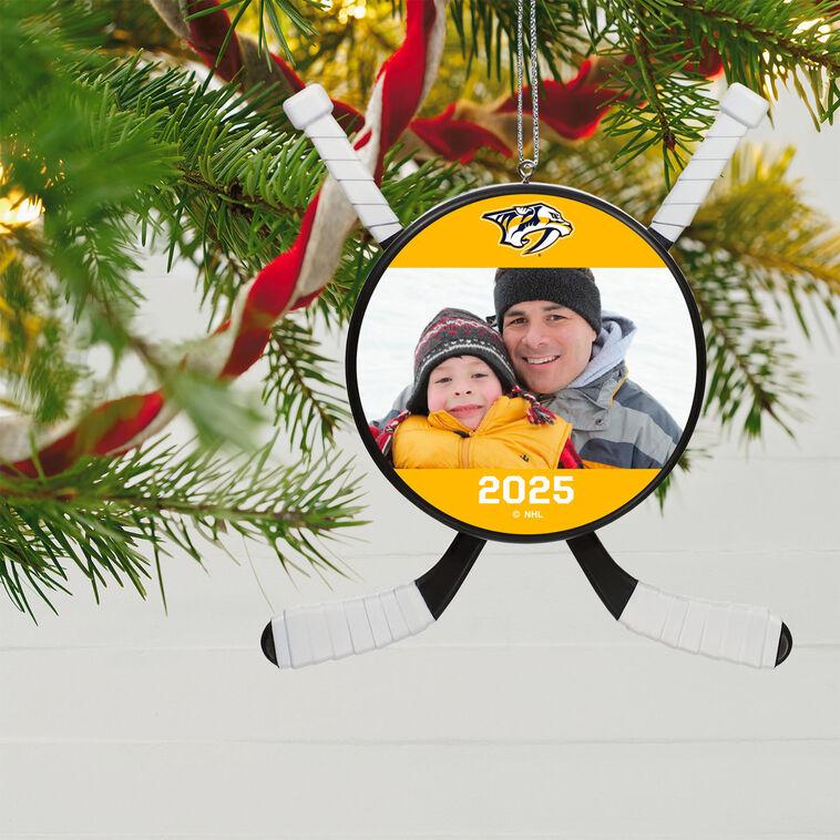 Hallmark NHL Nashville Predators® Hockey Personalized Ornament Custom Photo And Text