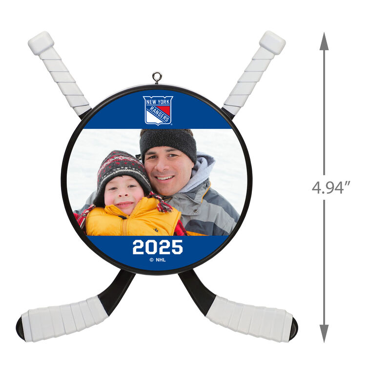 Hallmark NHL New York Rangers® Hockey Personalized Ornament Custom Photo And Text