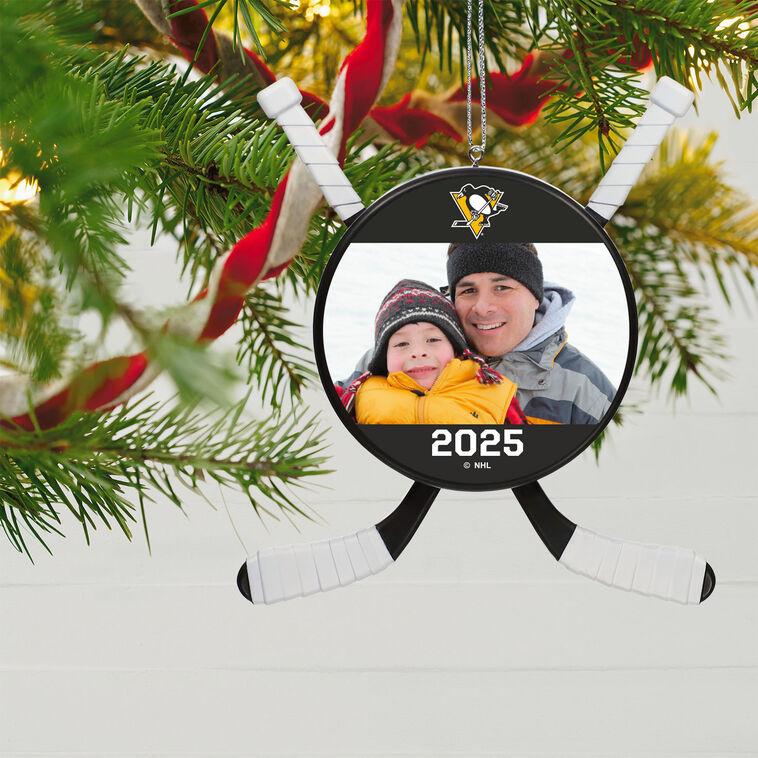 Hallmark NHL Pittsburgh Penguins® Hockey Personalized Ornament Custom Photo And Text
